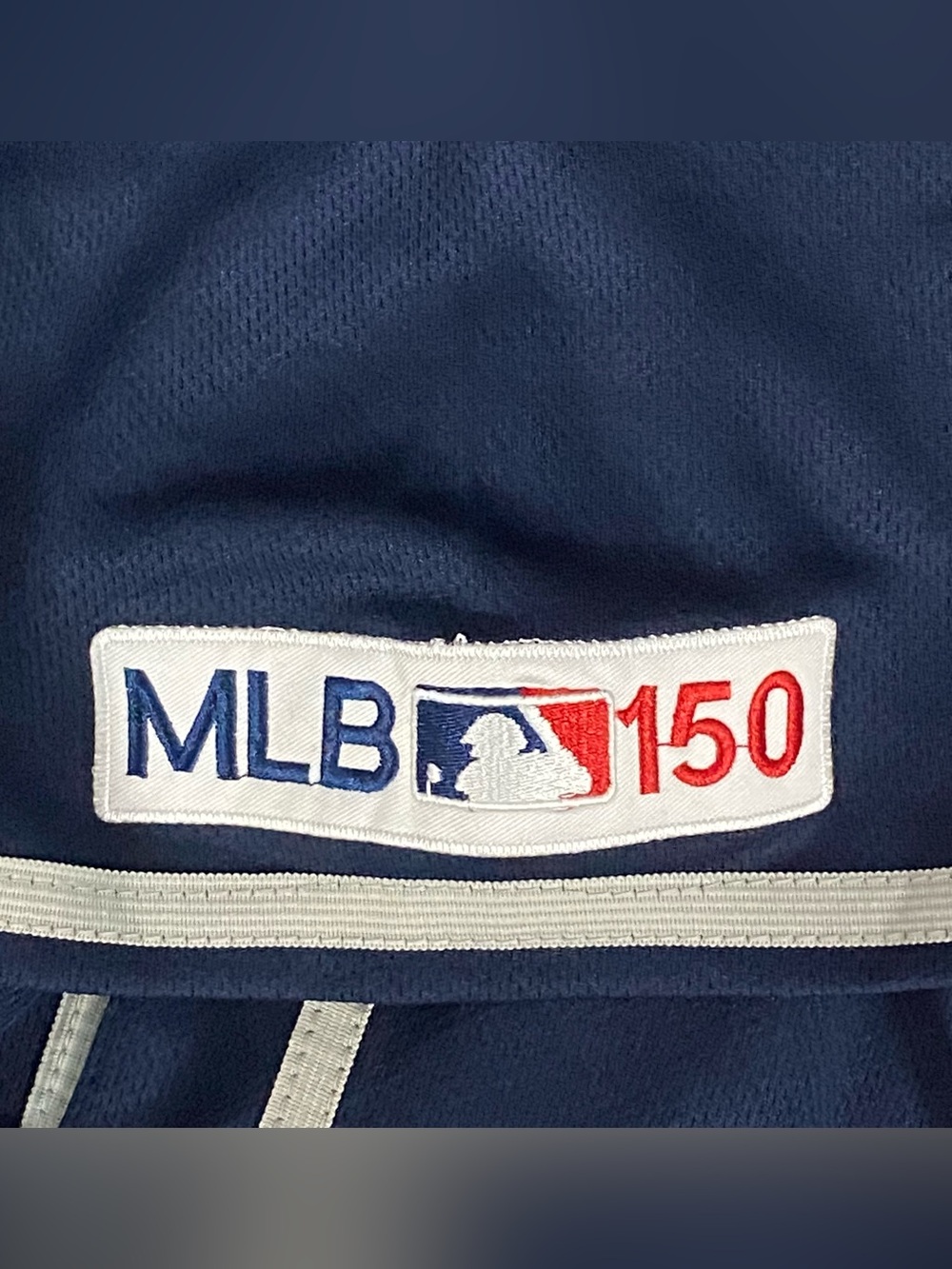 Ozzie Albies 2019 Atlanta Braves MLB 150 Anniversary Majestic Baseball Jersey 56 - Picture 8 of 9
